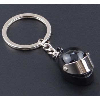 Sleutelhanger Motor Helm Zwart