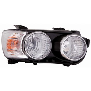 Chevrolet Aveo 2011+ Chroom Koplamp Rechts