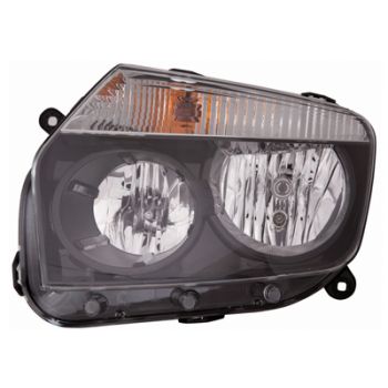 Dacia Duster 2010-2013 Zwart Koplamp Links