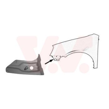 Bumpersteun Spatbord VW Golf 5 links voor