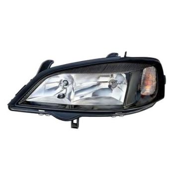 Opel Astra G Zwart Koplamp Links
