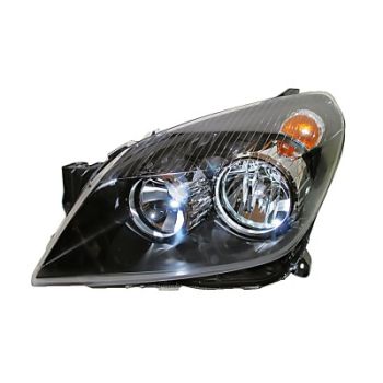 Opel Astra H Zwart Koplamp Links