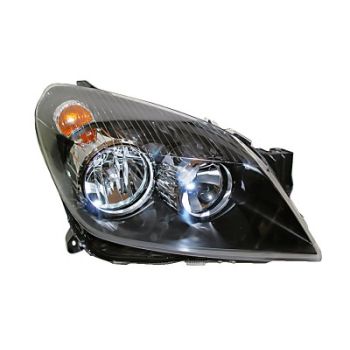 Opel Astra H Zwart Koplamp Rechts