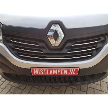 Renault Trafic 2014-2019 Chroom Grille Grill Lijst