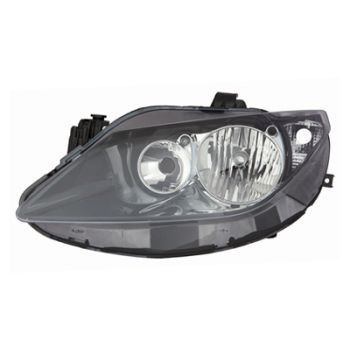 Seat Ibiza 2008-2012 H7 Koplamp Zwart Links