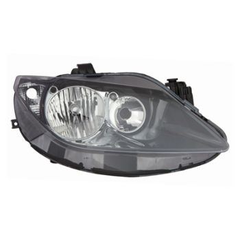 Seat Ibiza 2008-2012 H7 Koplamp Zwart Rechts
