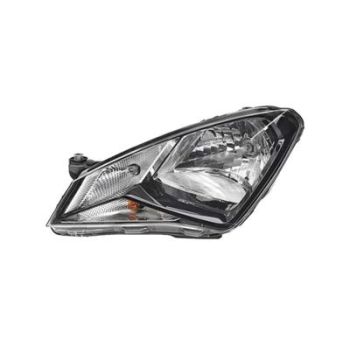 Seat MII Koplamp Zwart Links