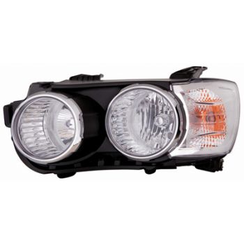 Chevrolet Aveo 2011+ Chroom Koplamp Links