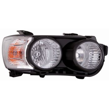 Chevrolet Aveo 2011+ Zwart Koplamp Rechts
