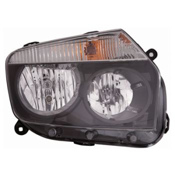 Dacia Duster 2010-2013 Zwart Koplamp Rechts