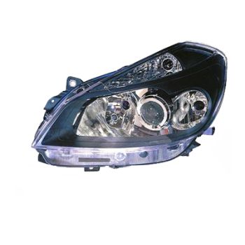 Renault Clio 2005-2008 Koplamp Zwart Links