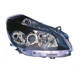 Renault Clio 2005-2008 Koplamp Zwart Rechts