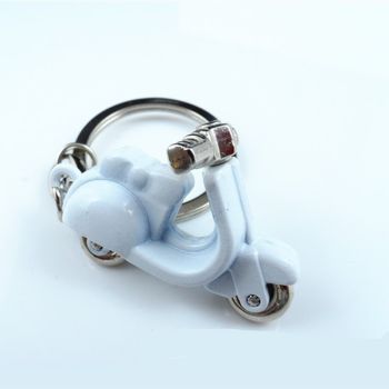 Sleutelhanger Scooter Wit