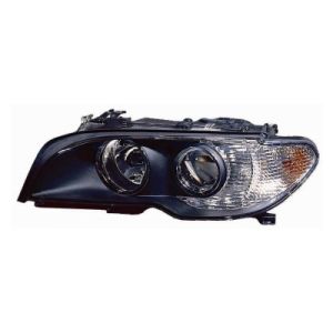BMW E46 03-06 Coupe/Cabrio Koplamp Links Zwart