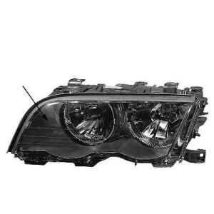 BMW E46 98-02 Sedan/Break Zwart Koplamp Links