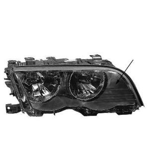 BMW E46 98-02 Sedan/Break Zwart Koplamp Rechts