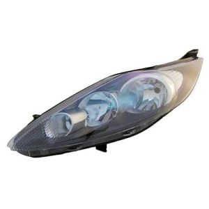 Ford Fiesta 2008-2013 Zwart Koplamp Links