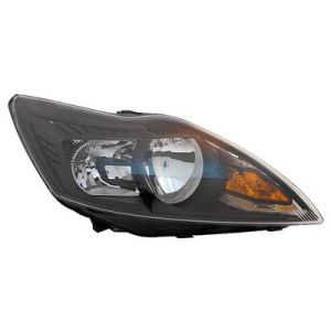 Ford Focus 2008-2011 Zwart Koplamp Rechts