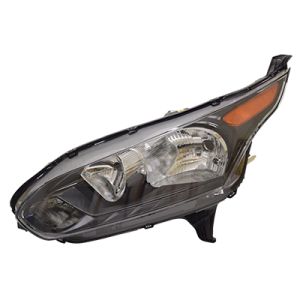 Ford Transit Connect 2015-2018 Zwart Koplamp Links