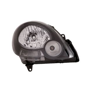 Renault Kangoo 2008-2013 Zwart Koplamp Links
