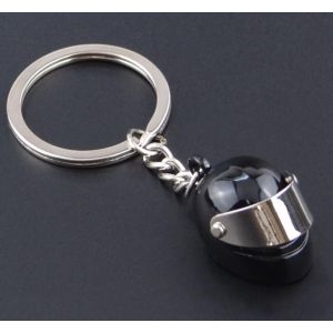 Sleutelhanger Motor Helm Zwart
