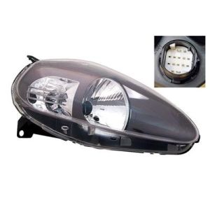 Fiat Grande Punto 2006-2008 Koplamp Donker Rechts