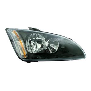 Ford Focus 2004-2008 Zwart Koplamp Rechts