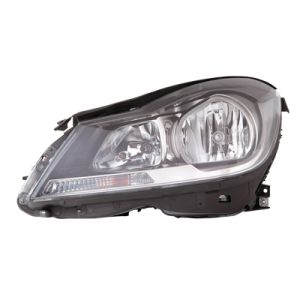 Mercedes C W204 2011-2014 Zwart Koplamp Links