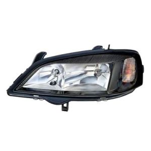 Opel Astra G Zwart Koplamp Links